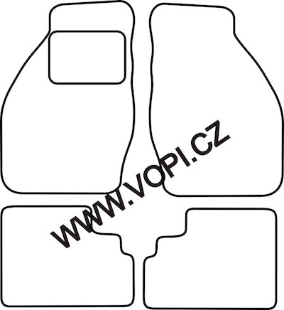 Autokoberce Suzuki Ignis 2000 - 08/2003 Autofit (4521)